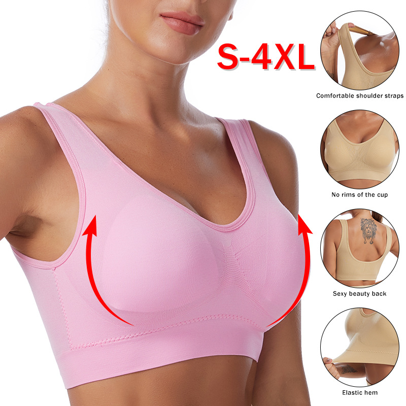Full Coverage Bra - Sujetador transpirable sin costuras para mujer,