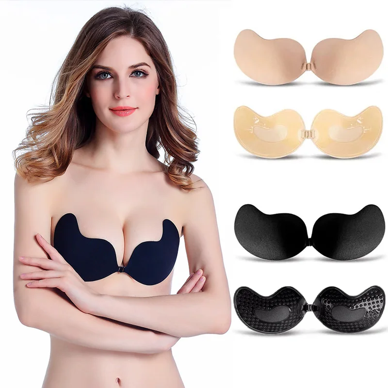 Backless Bra Sticky - Sujetador sexy invisible para mujer, sujetador