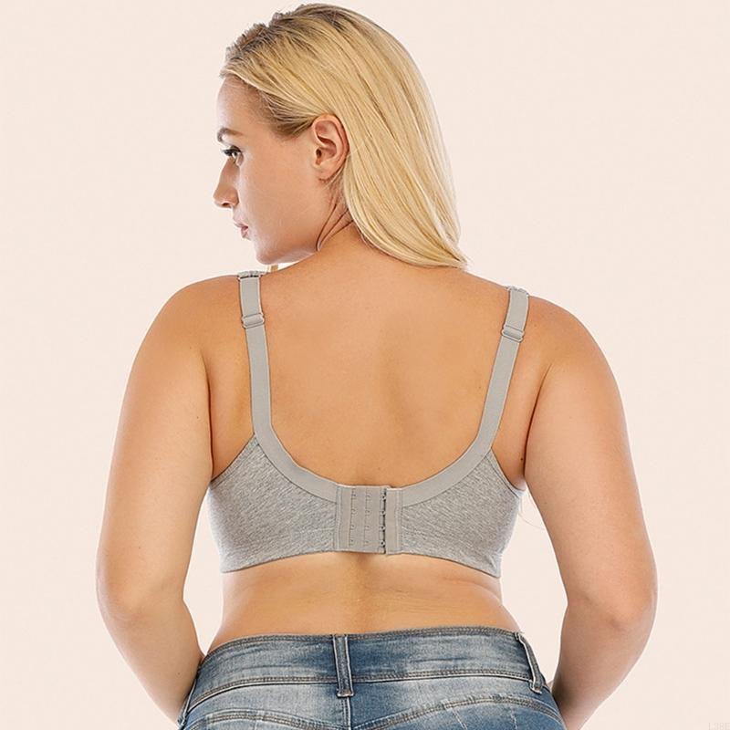Full Coverage Bra - L38E Sujetador encaje inalámbrico gran tamaño