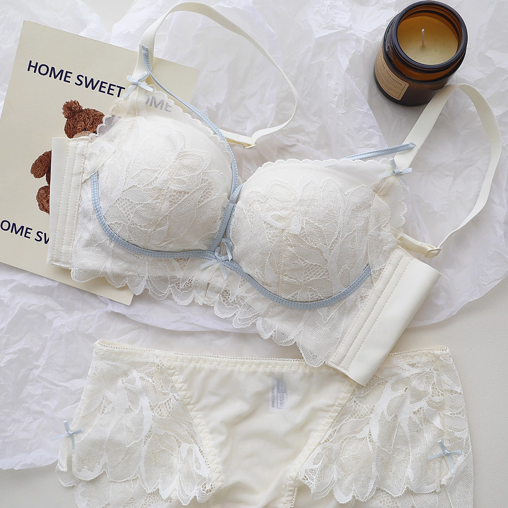 Underwire Bra Padded - Lencería de jardín con espalda francesa
