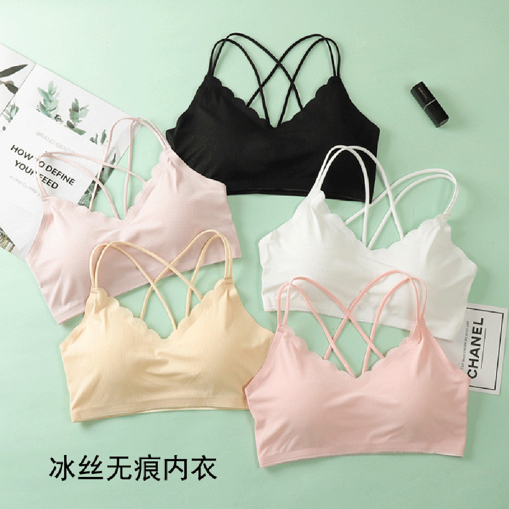 Lace Bralette Set - Lencería deportiva sin costuras 3D para