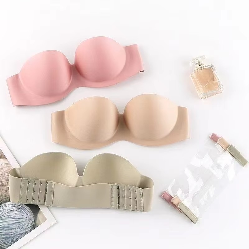 Full Coverage Bra - Sujetador push-up sexy sin tirantes para