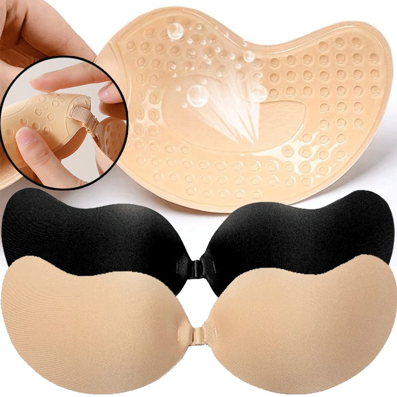 Strapless Bra Adhesive - Cubrepezones Adhesivos Reutilizables Tallas A-D, Sujetador