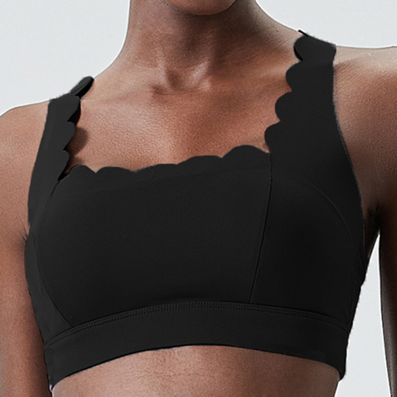 FUBEIKE-ropa interior de doble - Sports Bra Racerback reseña y precio