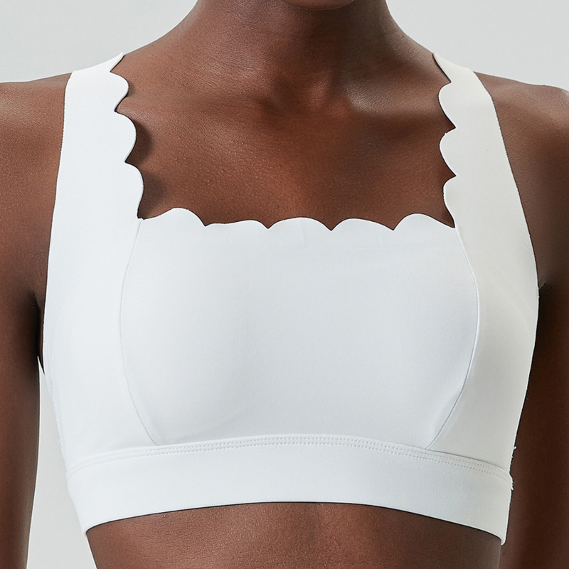 FUBEIKE-ropa interior de doble - Sports Bra Racerback reseña y precio