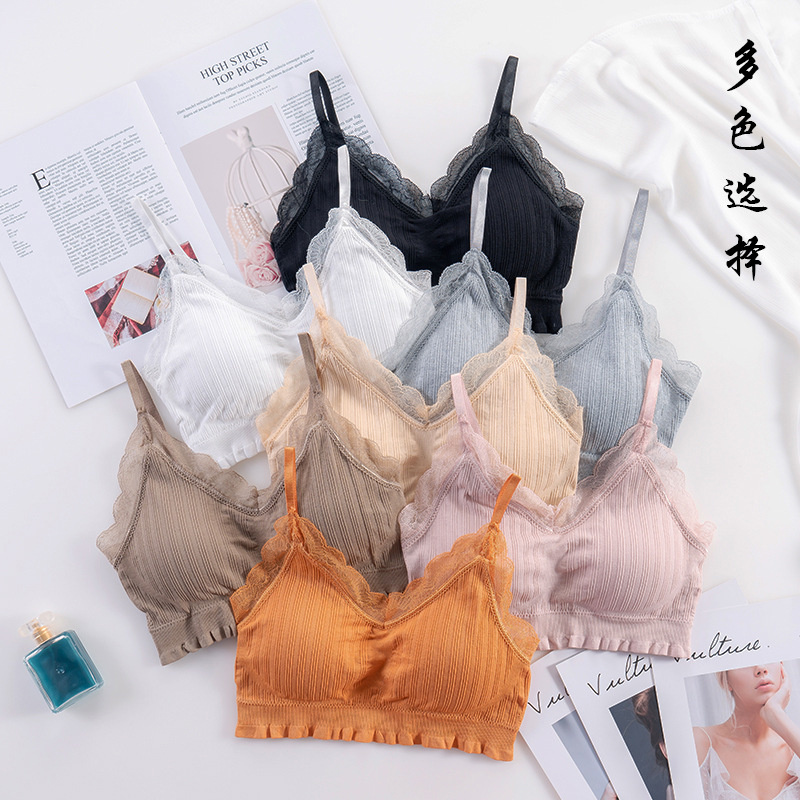 Sujetador deportivo sin costur - Lace Bralette Set reseña y precio