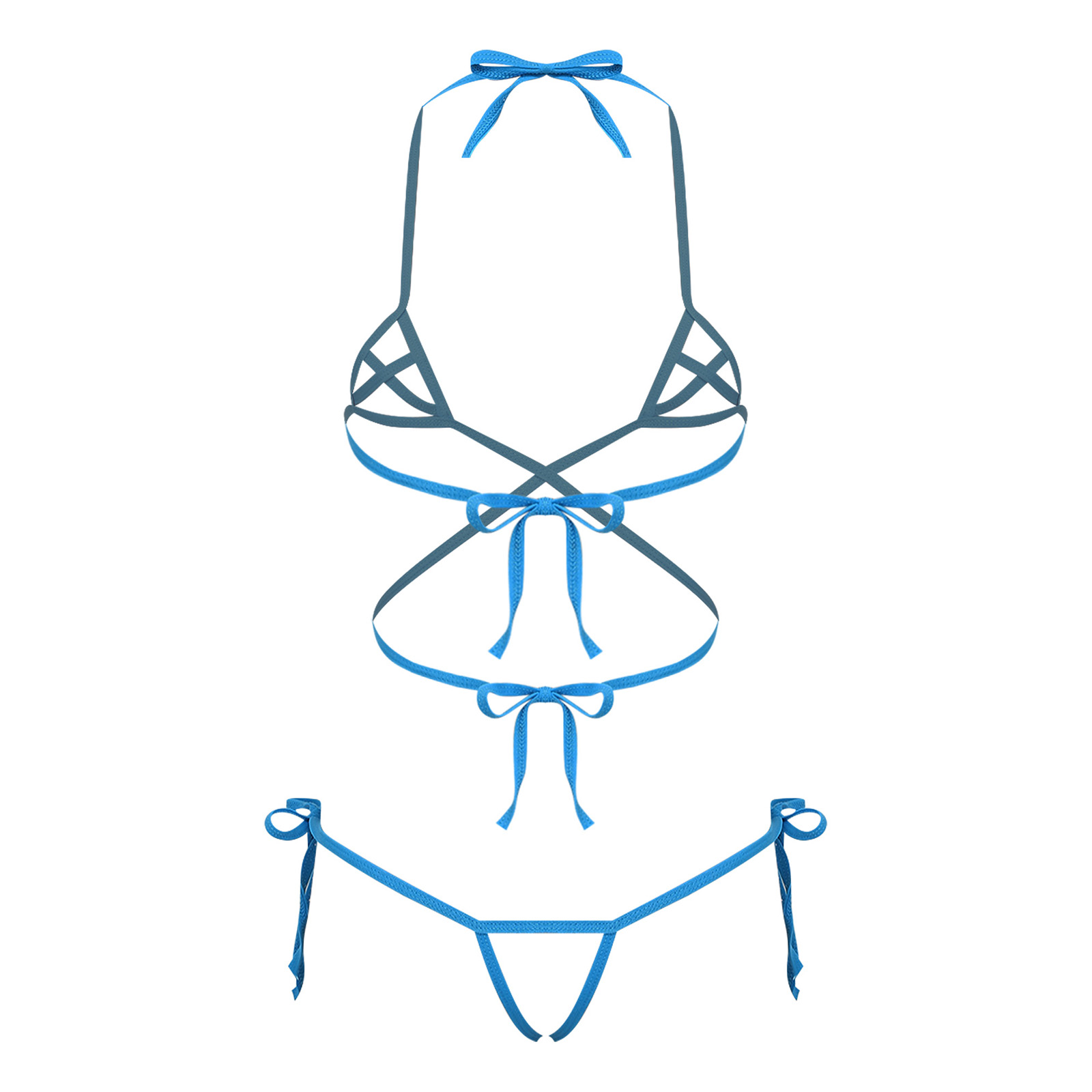 Conjunto de lencería transpare - Lace Bralette Set reseña y precio