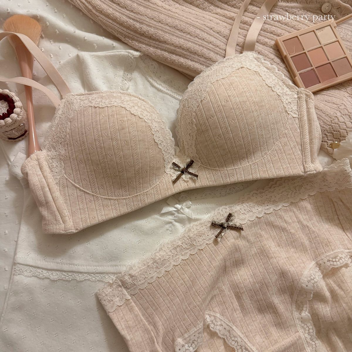 Conjunto de sujetador Floral d - Cotton Bra Everyday reseña y precio
