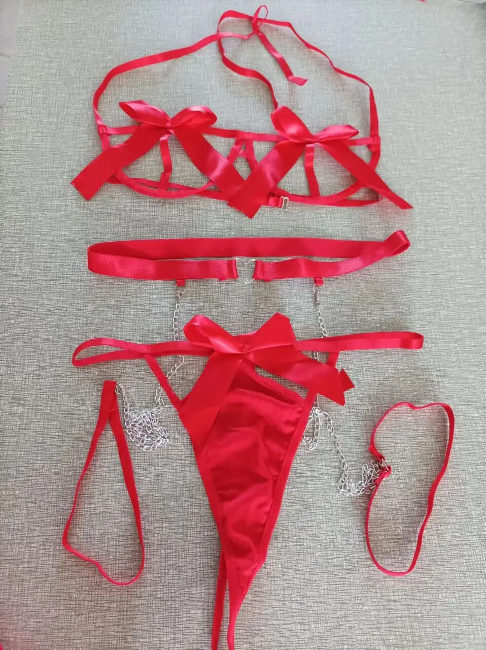 Lencería Sexy para mujer, ropa - Lace Bralette Set reseña y precio