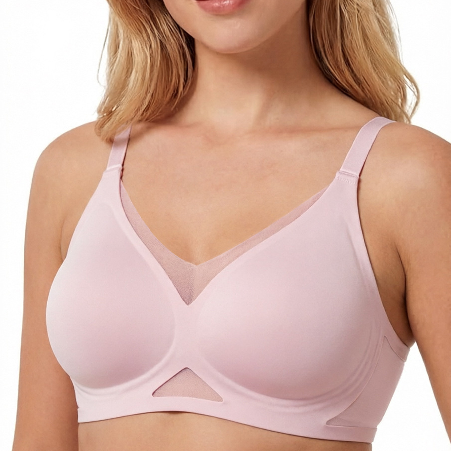 Sujetador sin costuras para mu - Sheer Mesh Bra reseña y precio
