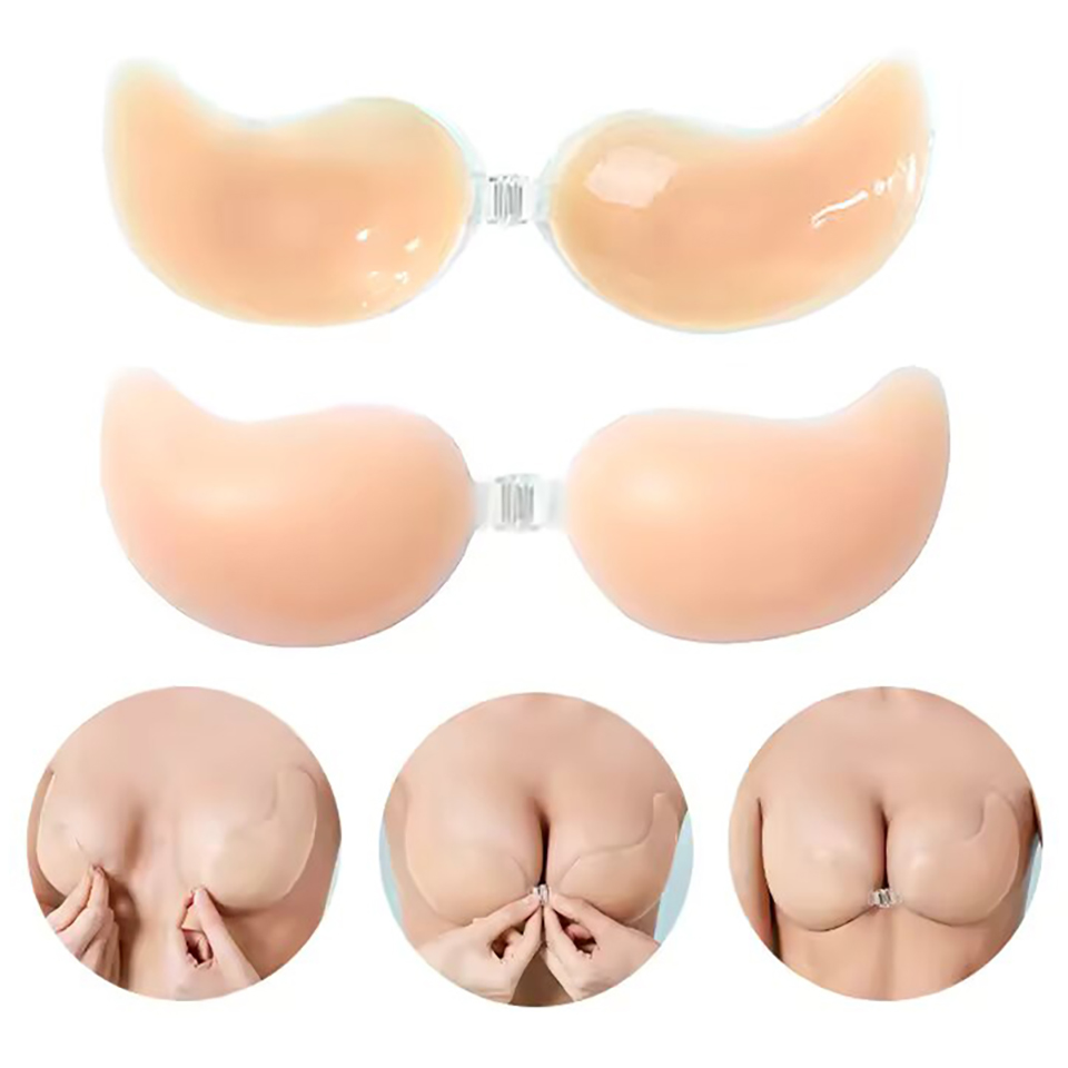 Conjunto de sujetador invisibl - Backless Bra Sticky reseña y precio