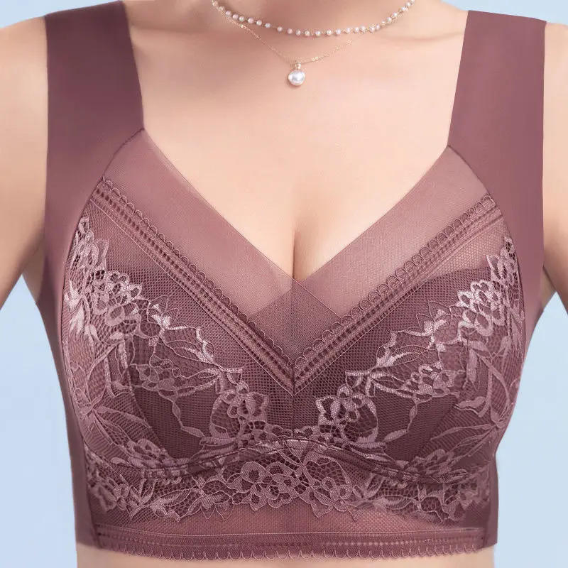 L-6L sujetador grande para muj - Lace Bralette Set reseña y precio