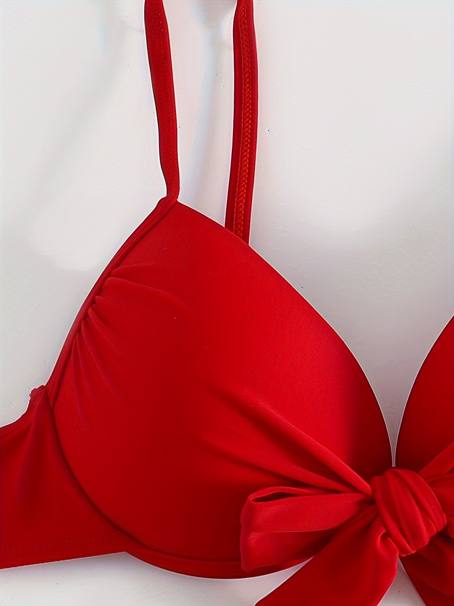 Bikini Sexy anudado con aros p - Underwire Bra Padded reseña y precio